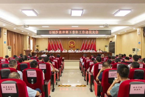 658金融网 坚定信心、承压奋进、决胜全年！ 万顷沙镇召开2025年冲刺下半年工作动员大会